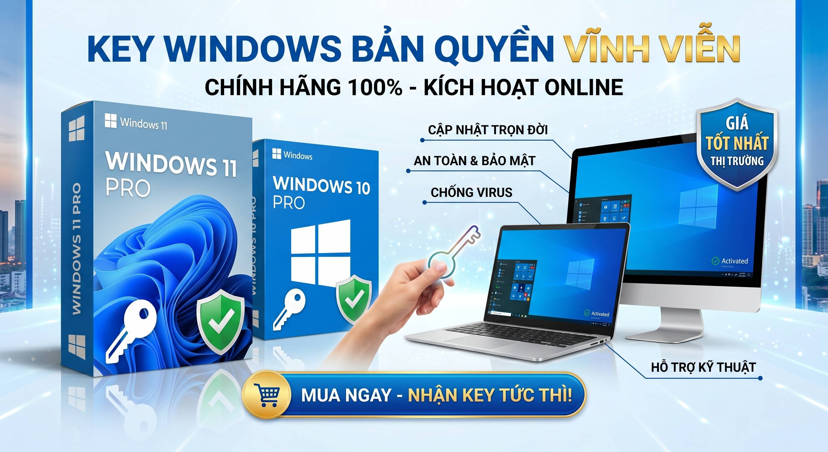 Key Windows bản quyền
